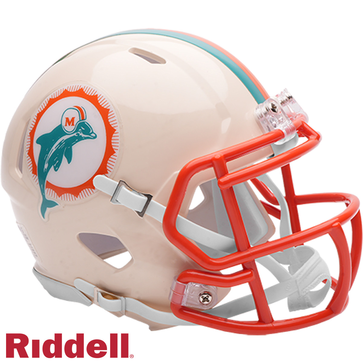 Miami Dolphins Retro Riddell Mini Helmet New In Box 55590
