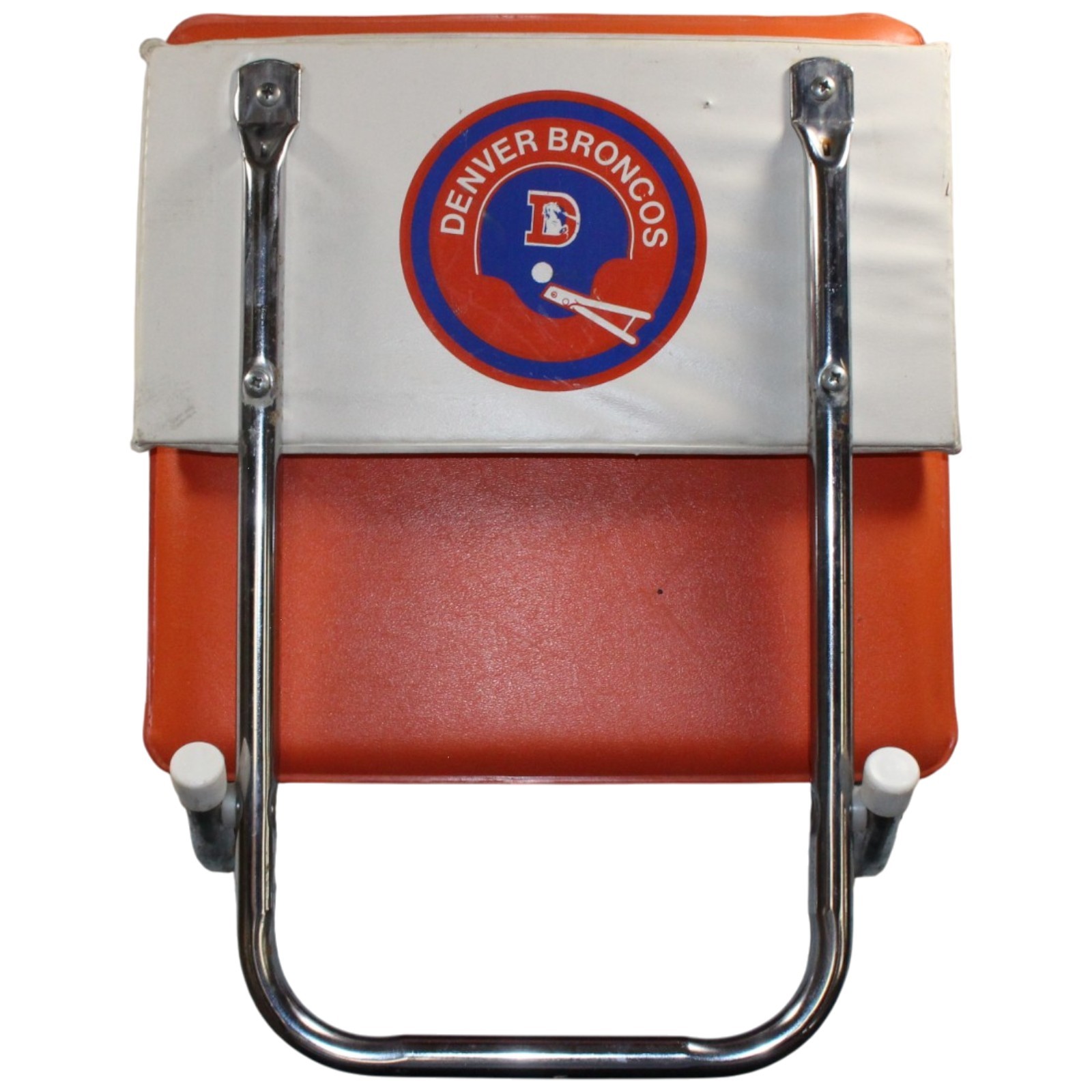 Denver Broncos Vintage Orange Folding Stadium Seat Cushioned Chairs 55679