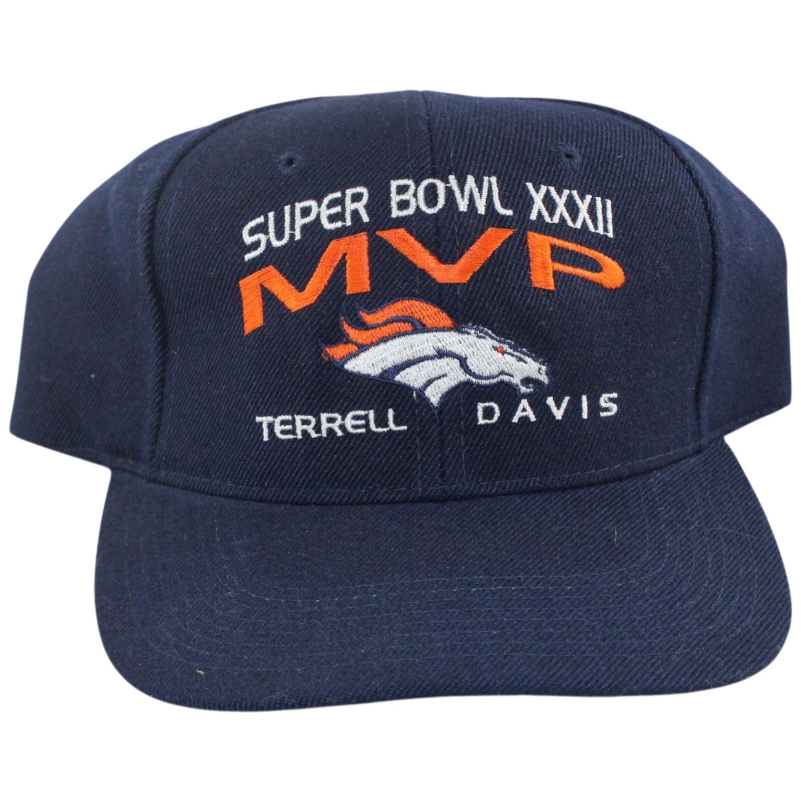Terrell Davis Denver Broncos Blue Super Bowl MVP 