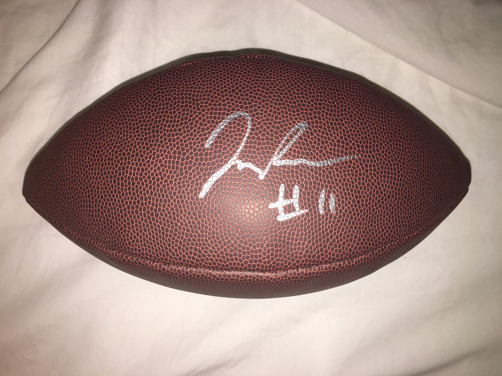 Josh Reynold Signed Official NFL Supergrip Football Los Angeles Rams Rookie COA