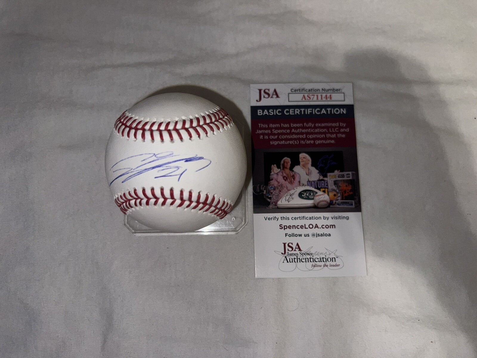 Woo-Suk Go Signed Official Major League Baseball San Diego Padres Star JSA