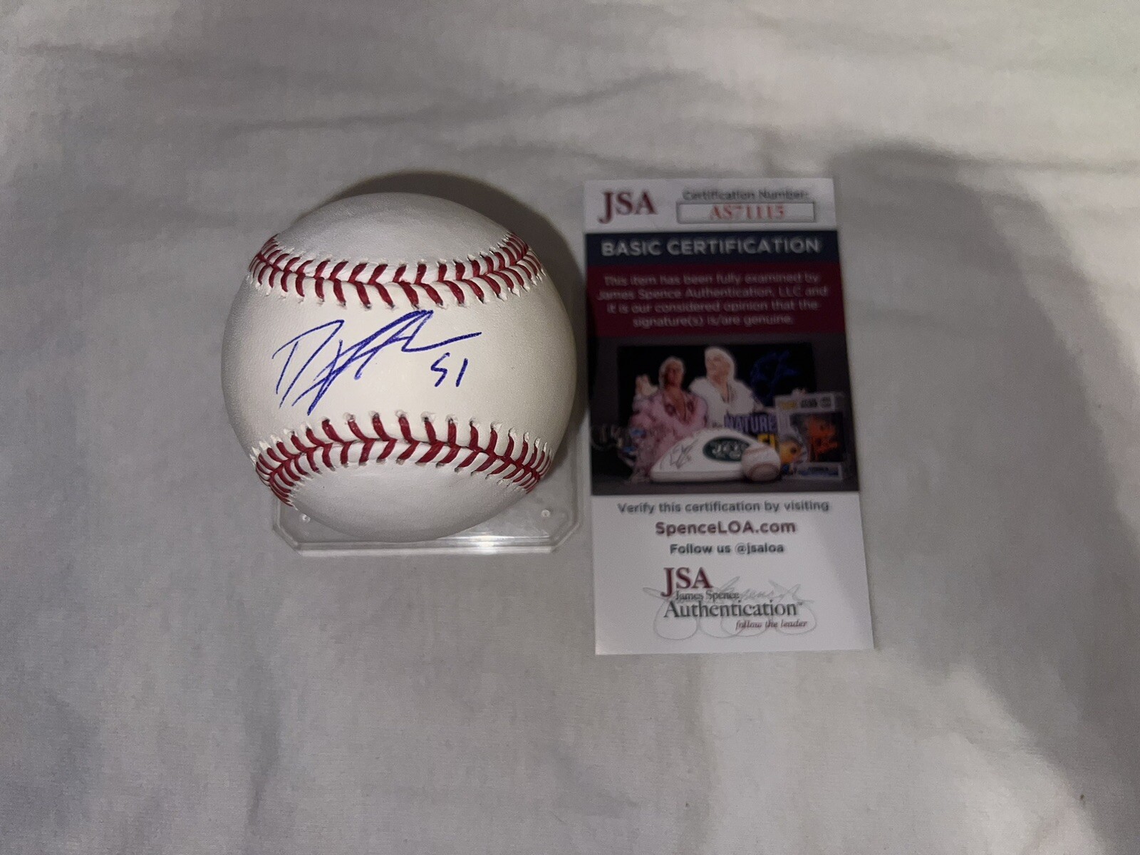 Graham Ashcraft Signed Official Major League Baseball Cincinnati Red Star JSA #2