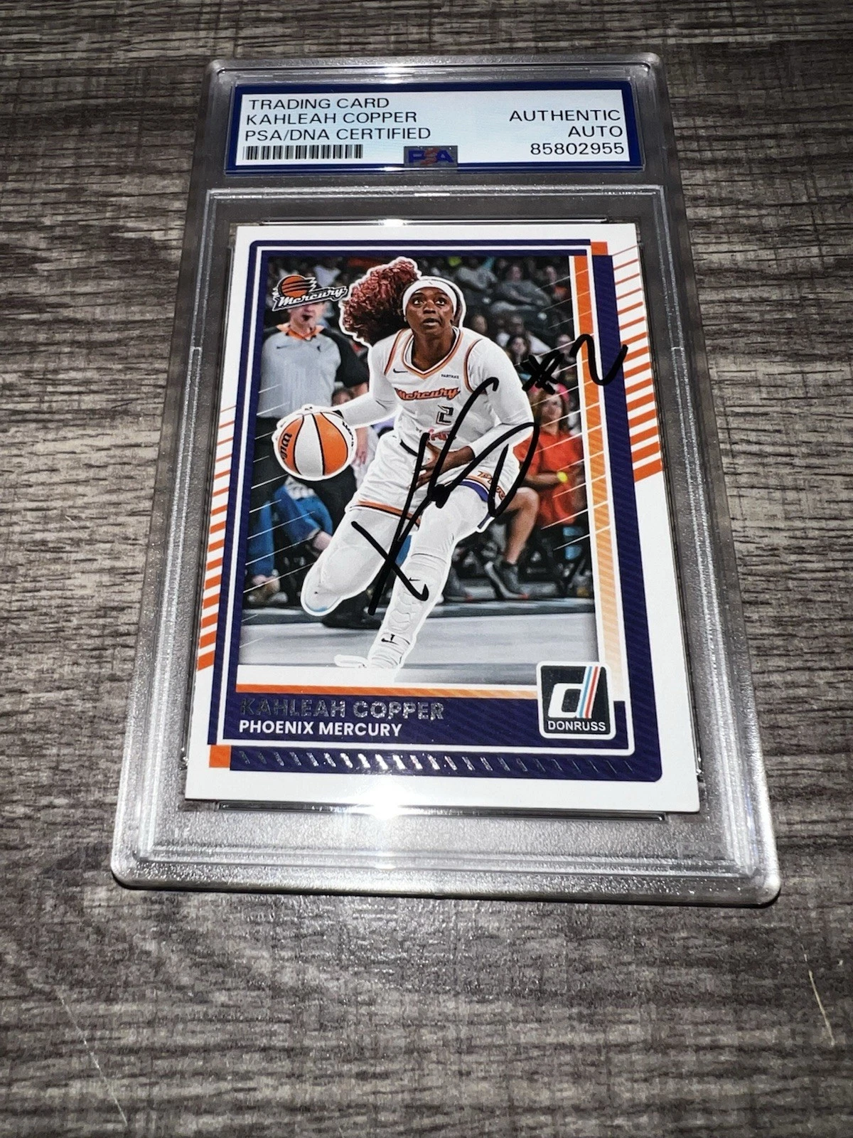 Kahleah Copper Signed 2025 Panini Donruss Trading Card WNBA Star PSA/DNA