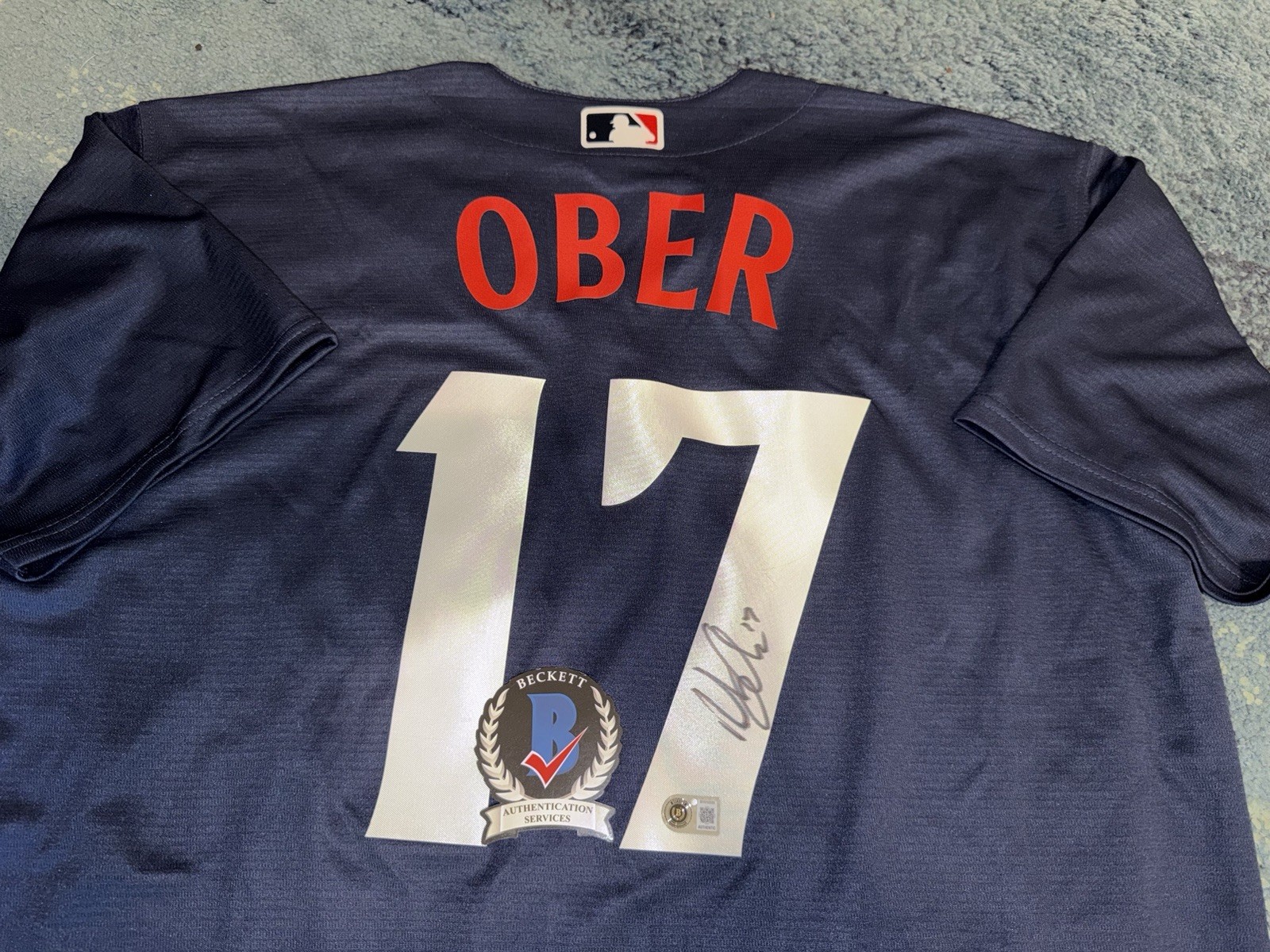 Bailey Ober Signed Minnesota Twins Jersey Star Ace Legend Beckett