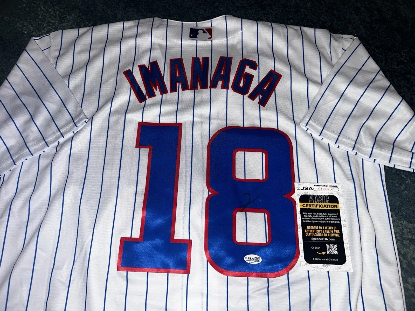Shota Imanaga Signed Chicago Cubs Jersey Star Ace Japan JSA Auth