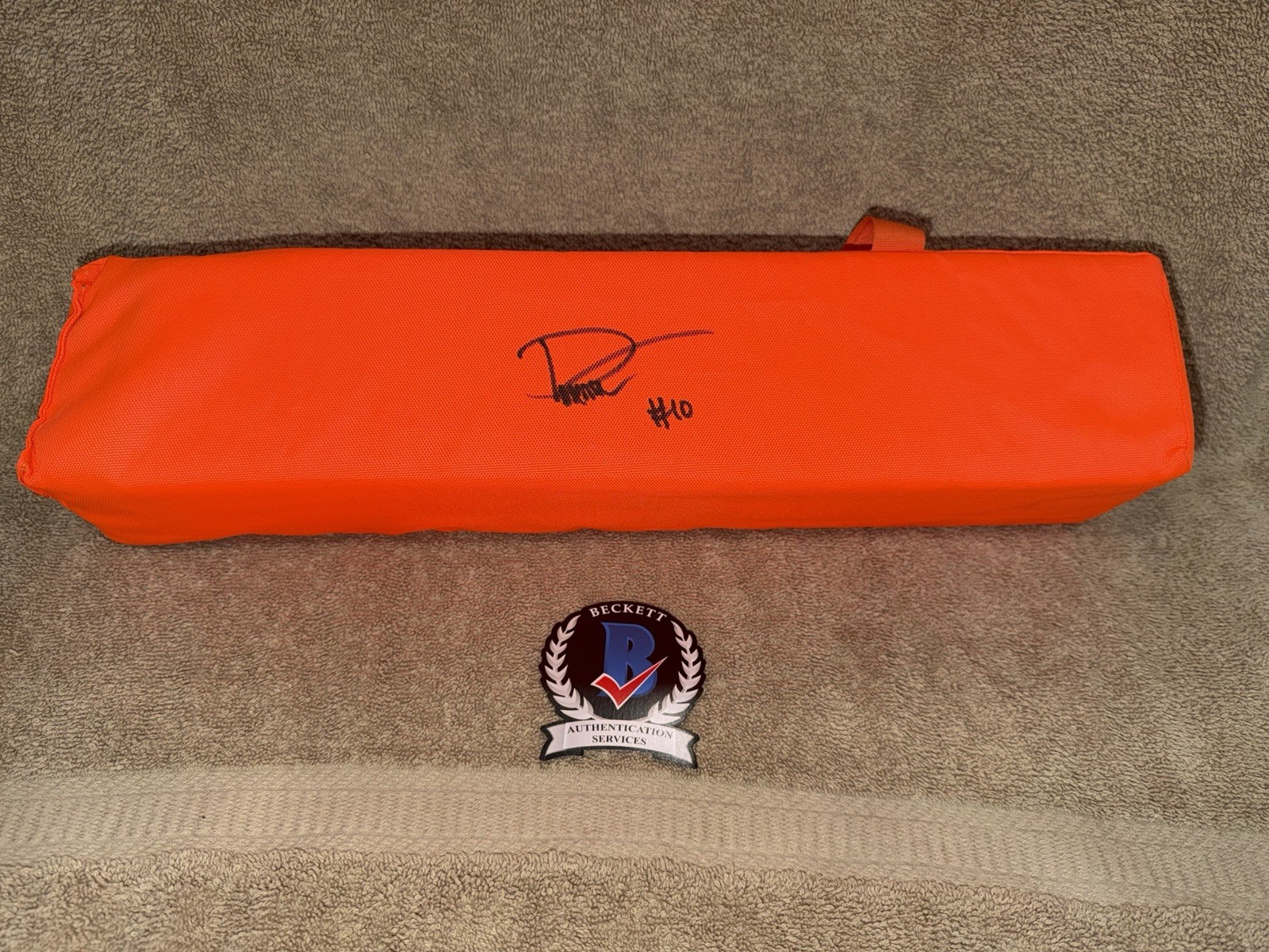 Darian Mensah Signed Official Pylon University Of Miami Star Transfer Beckett
