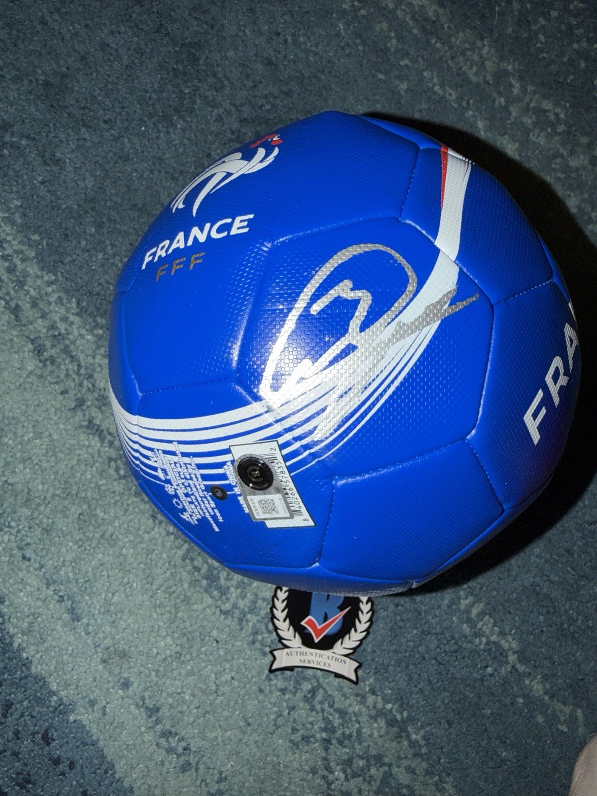Patrice Evra Signed Official France Soccer Ball World Cup Legend Beckett