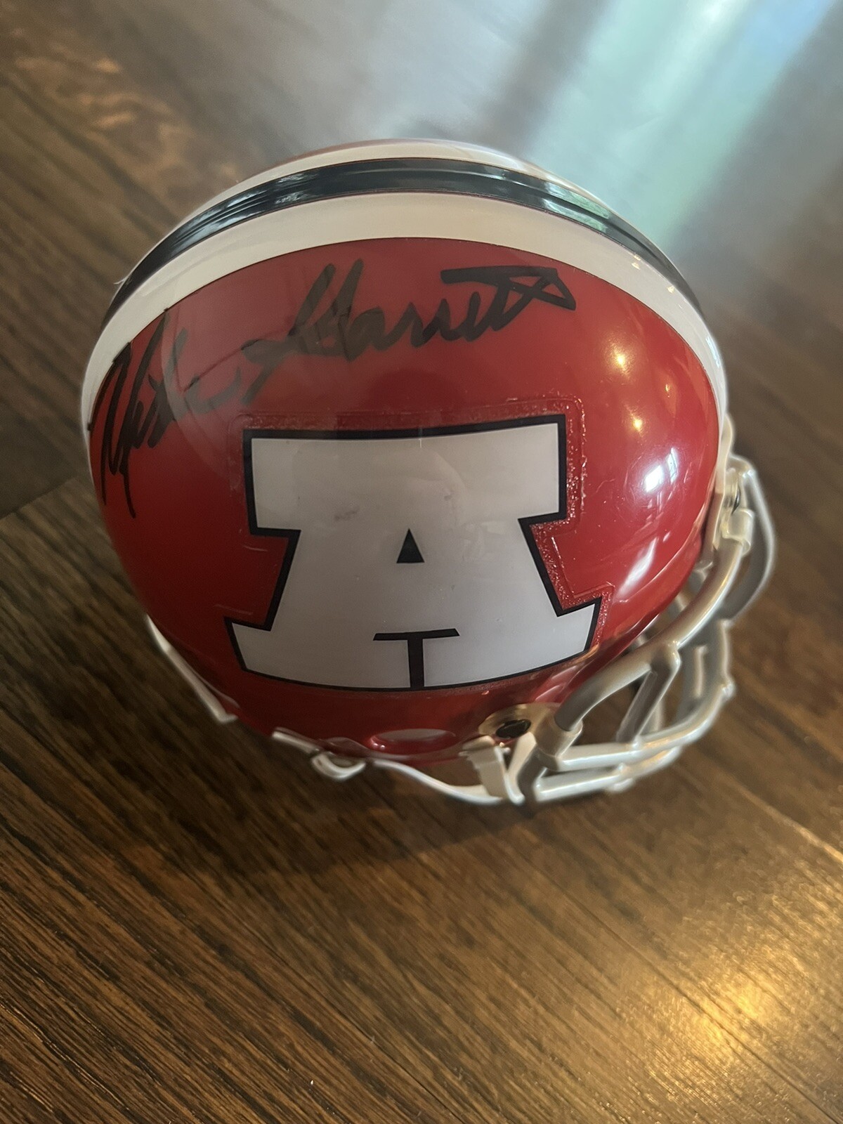MIKE GARRETT SIGNED FOOTBALL MINI HELMET AUTO KANSAS CITY CHIEFS AFC