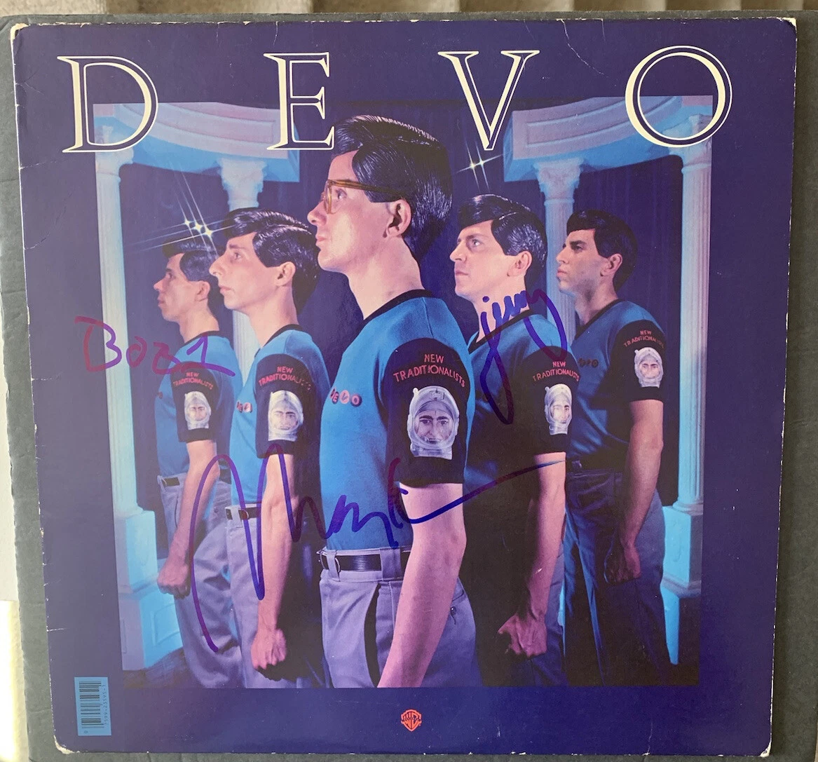 DEVO SIGNED vinyl x3 New Traditionalists Mark mothersbaugh JSA Coa bob1 Jerry