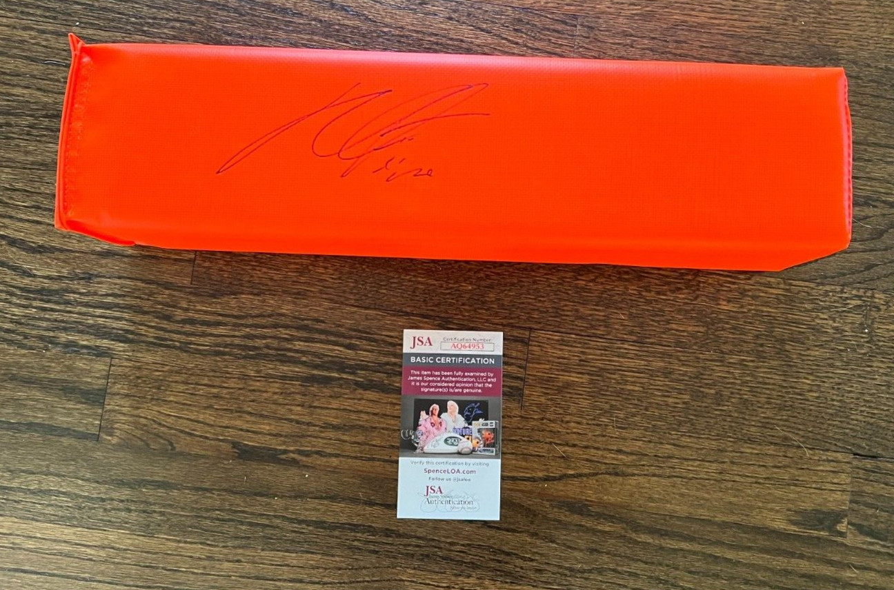 ROBERT GRIFFIN III SIGNED FOOTBALL PYLON AUTO HEISMAN TROPHY BAYLOR JSA COA