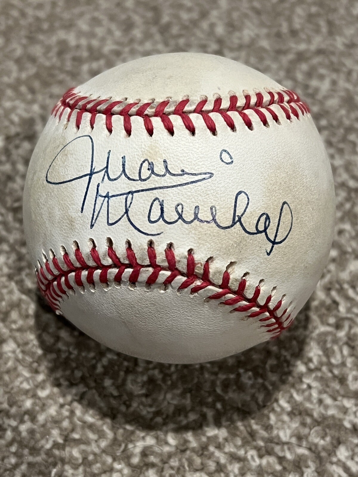 JUAN MARICHAL SIGNED BASEBALL AUTO ONLB AUTO HOF PITCHER SAN FRANCISCO GIANTS