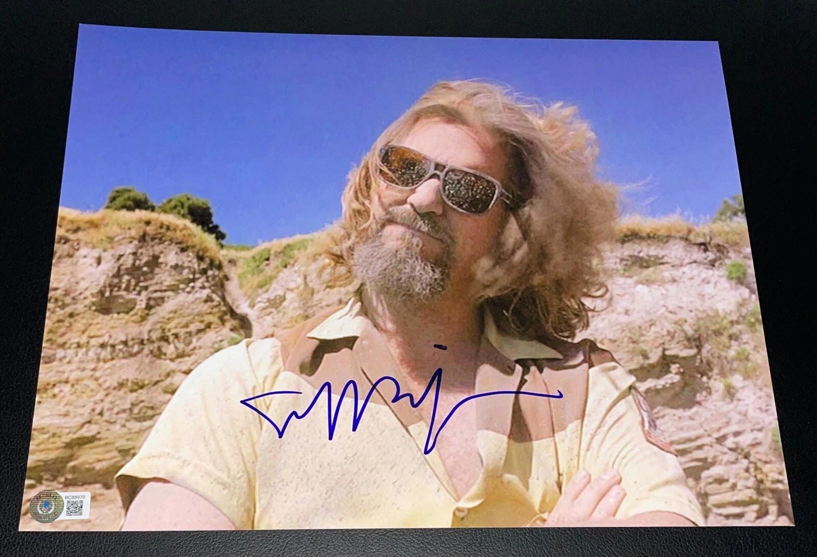 JEFF BRIDGES SIGNED AUTOGRAPH 11×14 PHOTO THE BIG LEBOWSKI DUDE BECKETT BAS NY C COLLECTIBLE MEMORABILIA