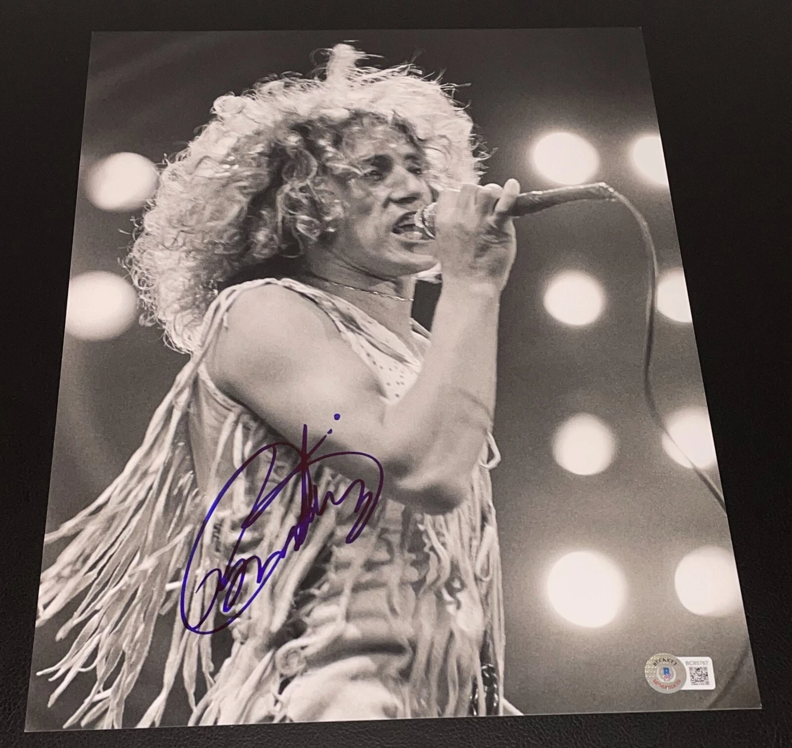 Roger Daltrey Signed Autograph 11x14 Photo Authentic The Who Tommy Beckett BAS D