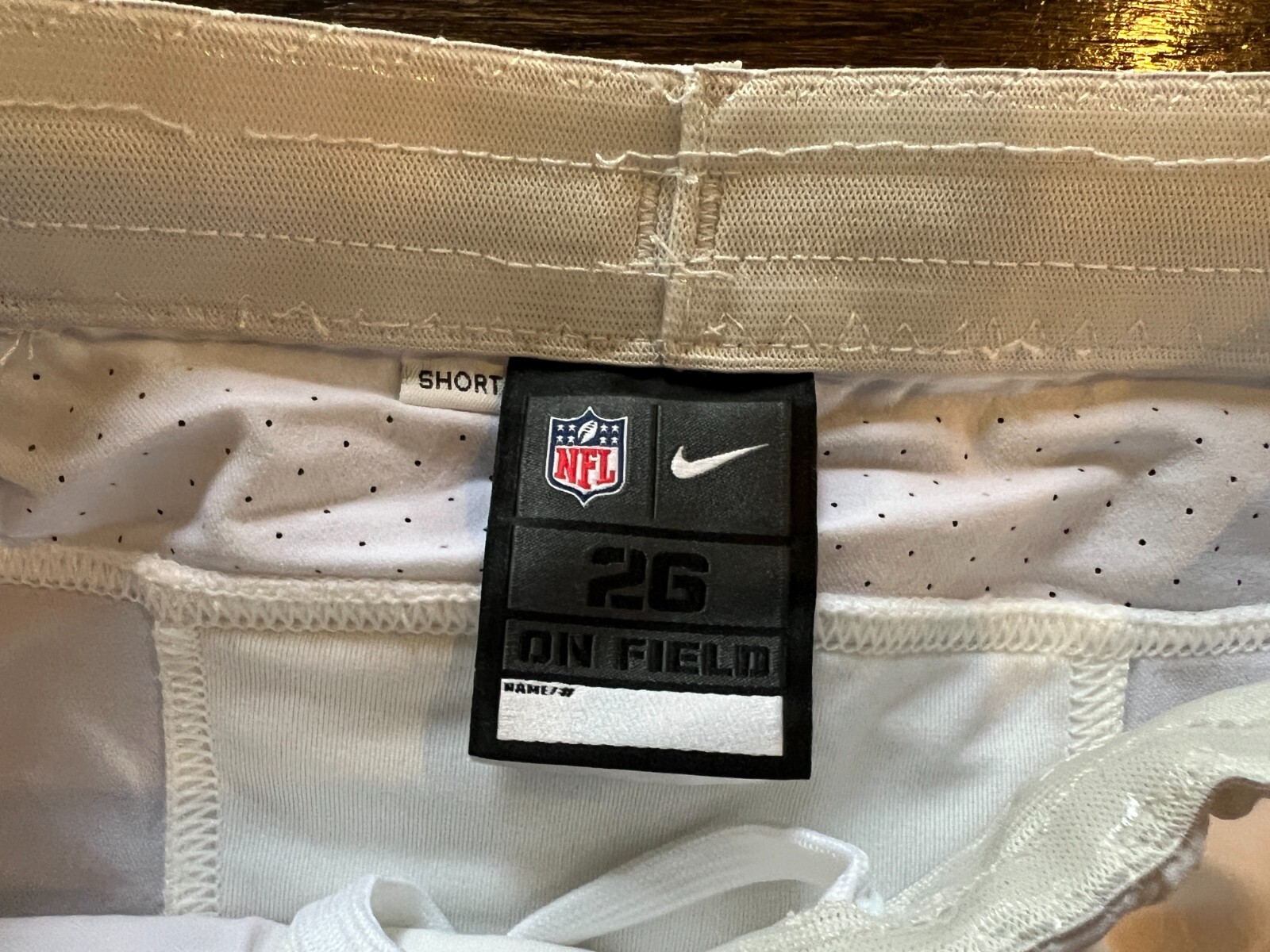 2022 GAME ISSUED KANSAS CITY CHIEFS WHITE FOOTBALL PANTS * NOT USED * SIZE 26