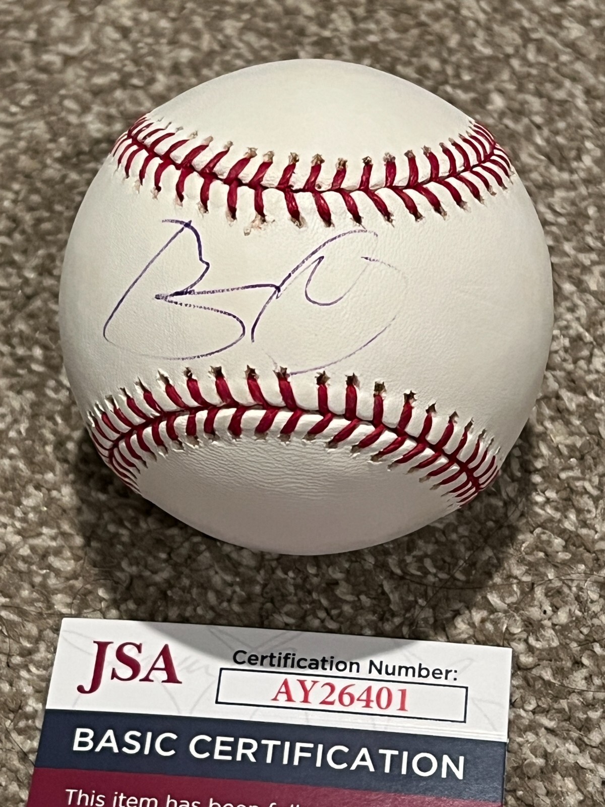 MICK FOLEY SIGNED BASEBALL AUTO WRESTLING WWF JSA COA