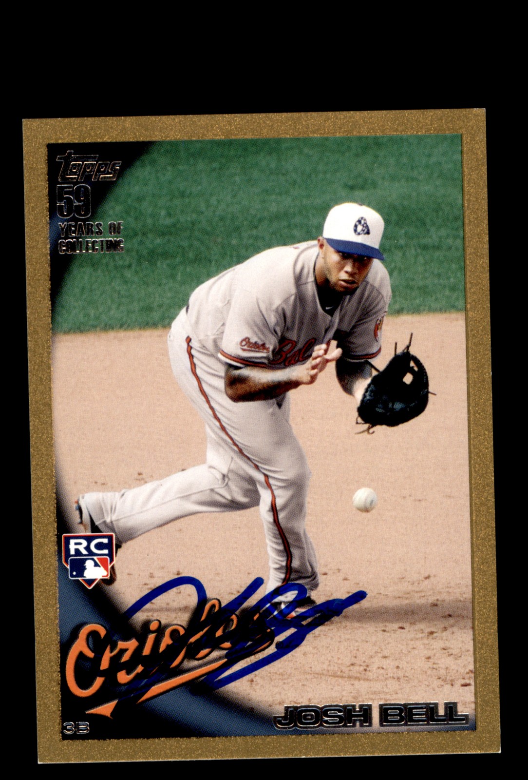 Signed Baseball Card Auto 2010 Topps Update #US-225 Josh Bell Orioles /2010