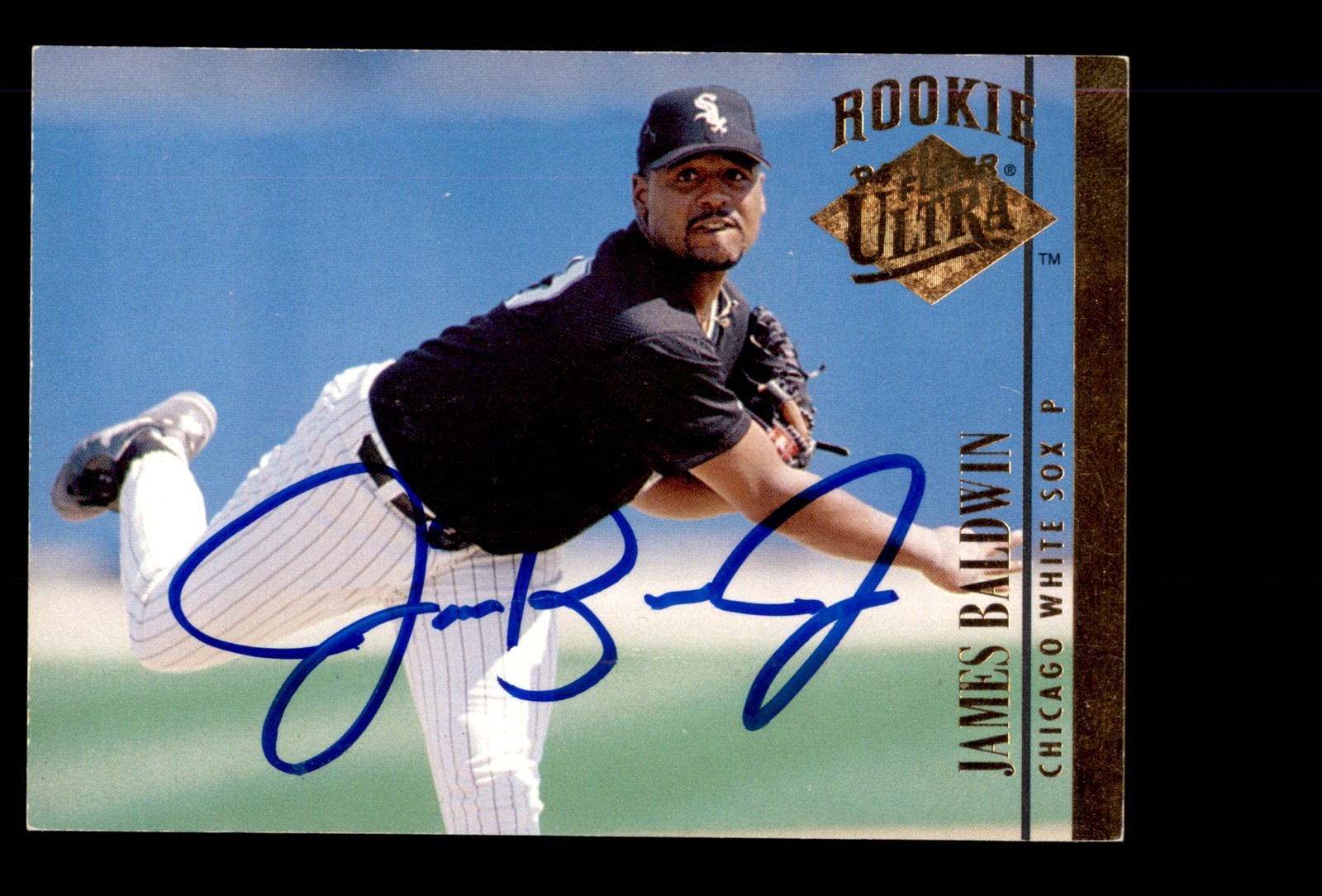 Signed Baseball Card Auto 1994 Fleer Ultra #333 James Baldwin White Sox