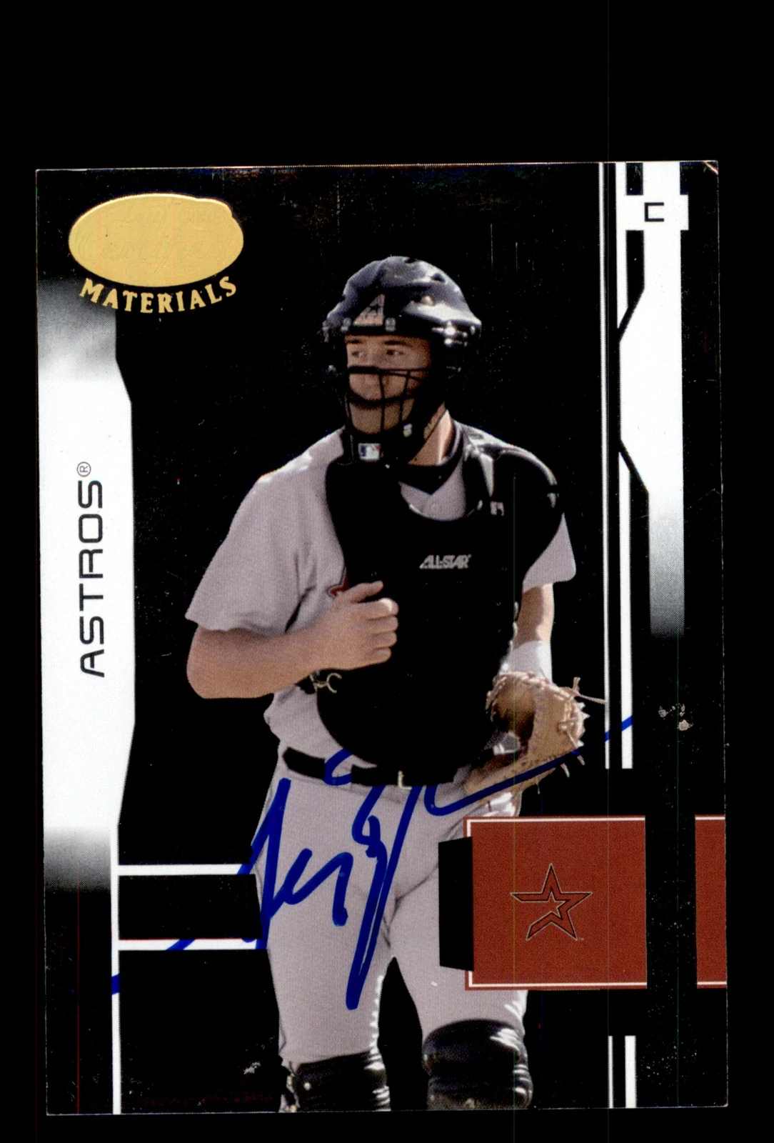 Signed Baseball Card Auto 2003 Leaf Certified #79 John Buck Houston Astros