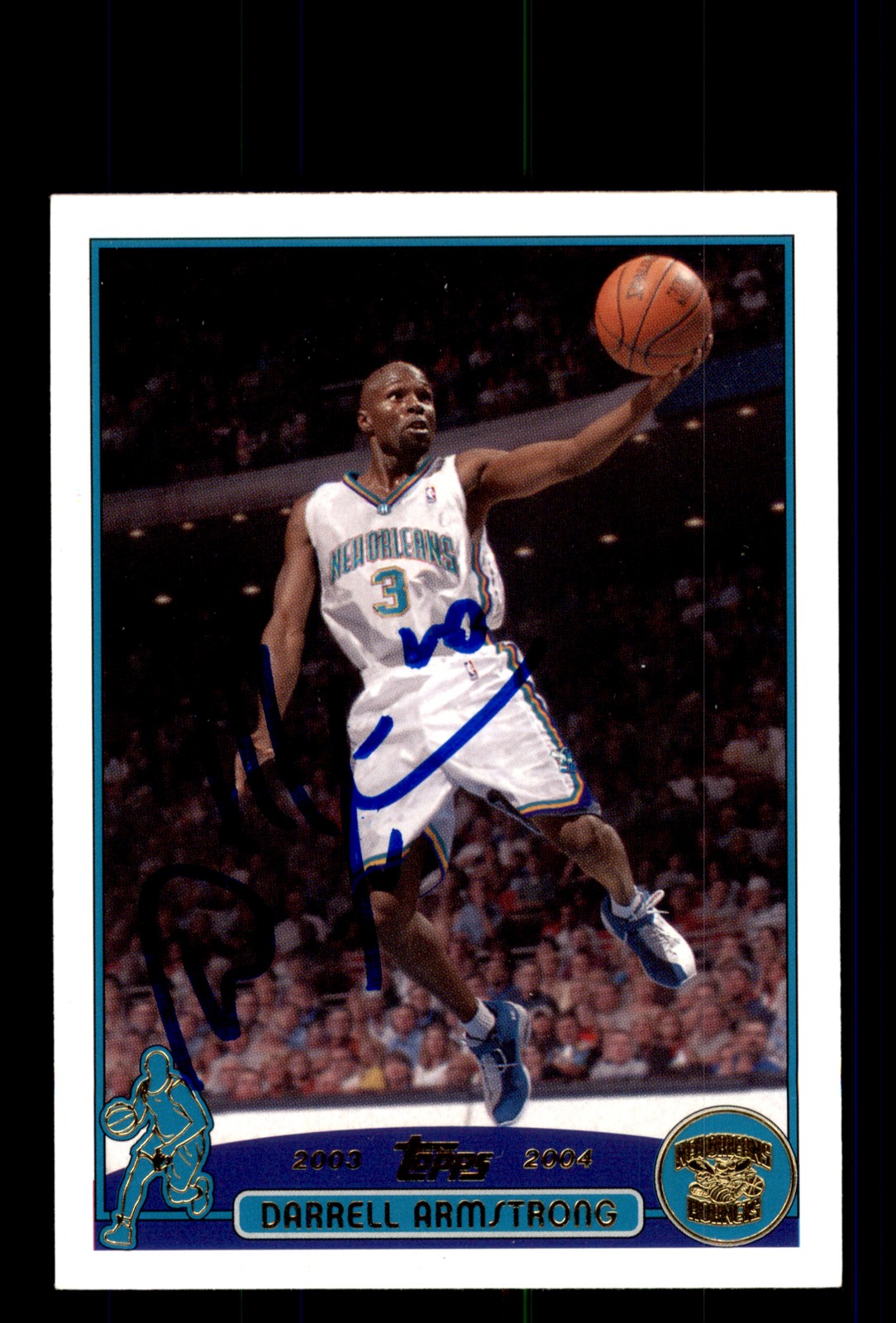 Signed Basketball Card Auto Darrell Armstrong 2003-04 Topps #117 Factory Set
