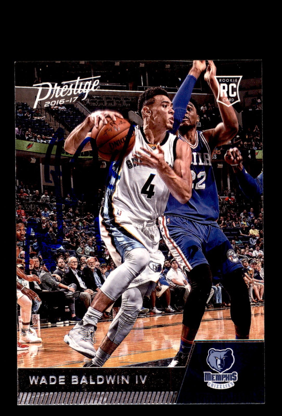 Signed Basketball Card Auto Wade Baldwin IV 2016-17 Panini Prestige #166