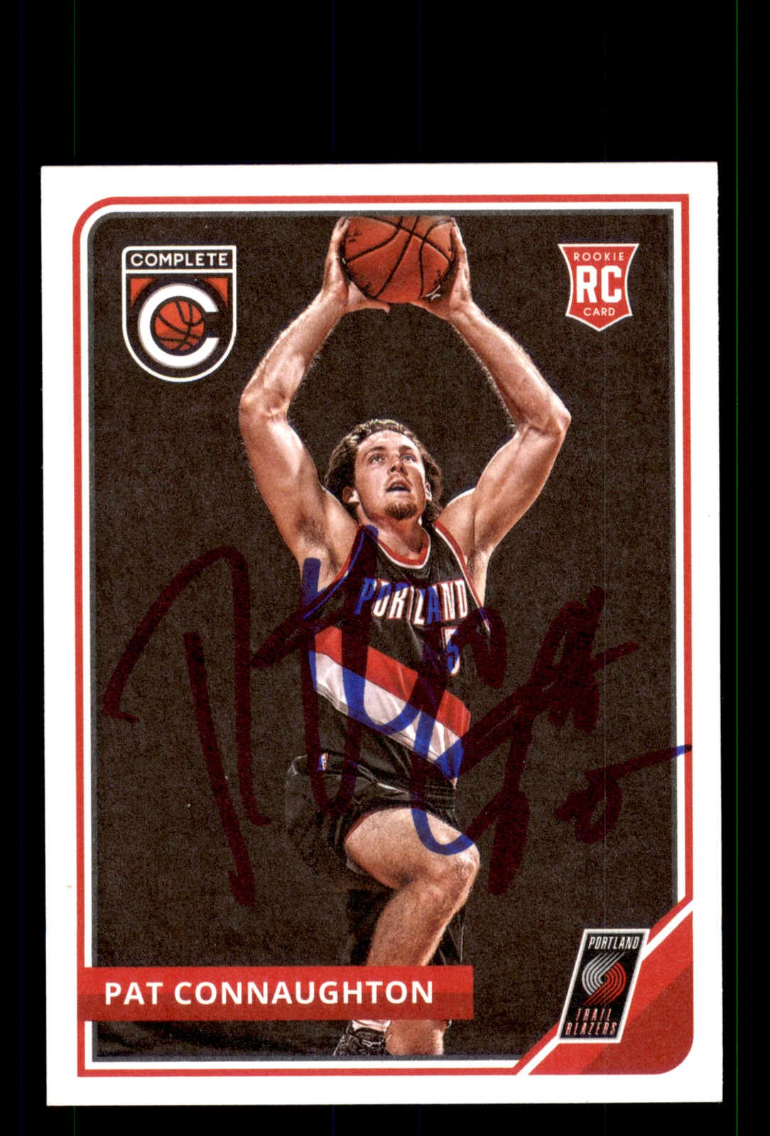 Signed Basketball Card Auto Pat Connaughton 2015-16 Panini Complete #304