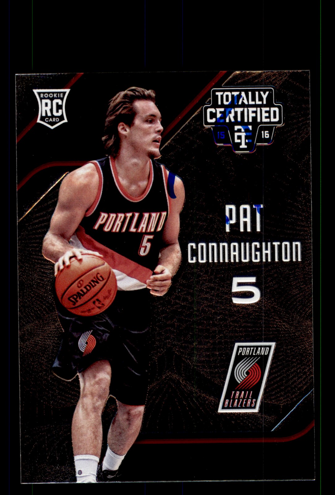 Signed Basketball Card Auto Pat Connaughton 2015-16 Panini Totally Certified