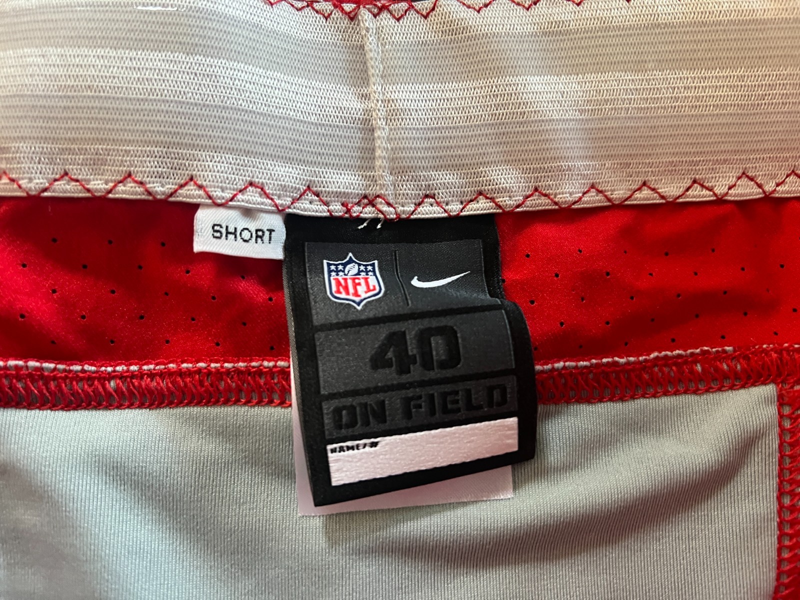 2021 GAME ISSUED KANSAS CITY CHIEFS FOOTBALL PANTS * NOT USED * RED SIZE 40