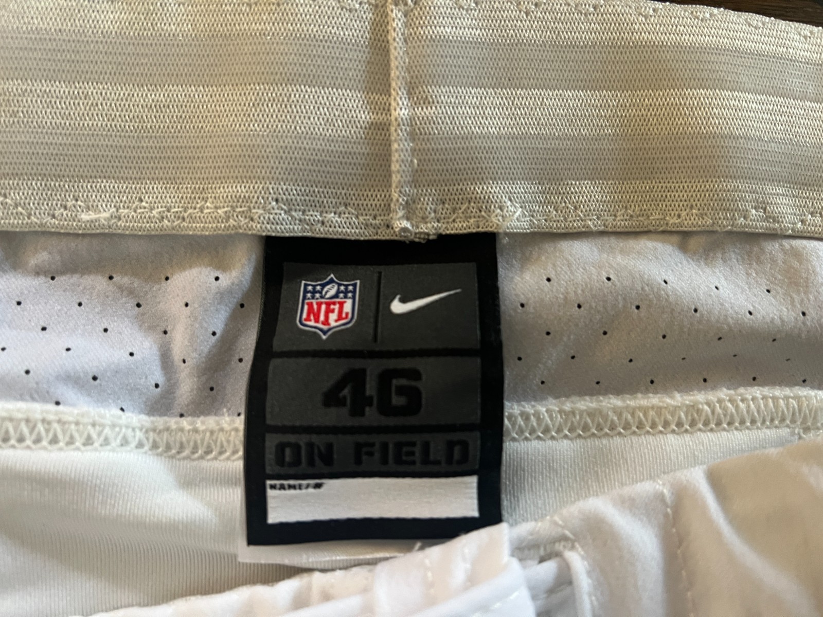 2022 GAME ISSUED KANSAS CITY CHIEFS FOOTBALL PANTS * NOT USED * WHITE SIZE 46