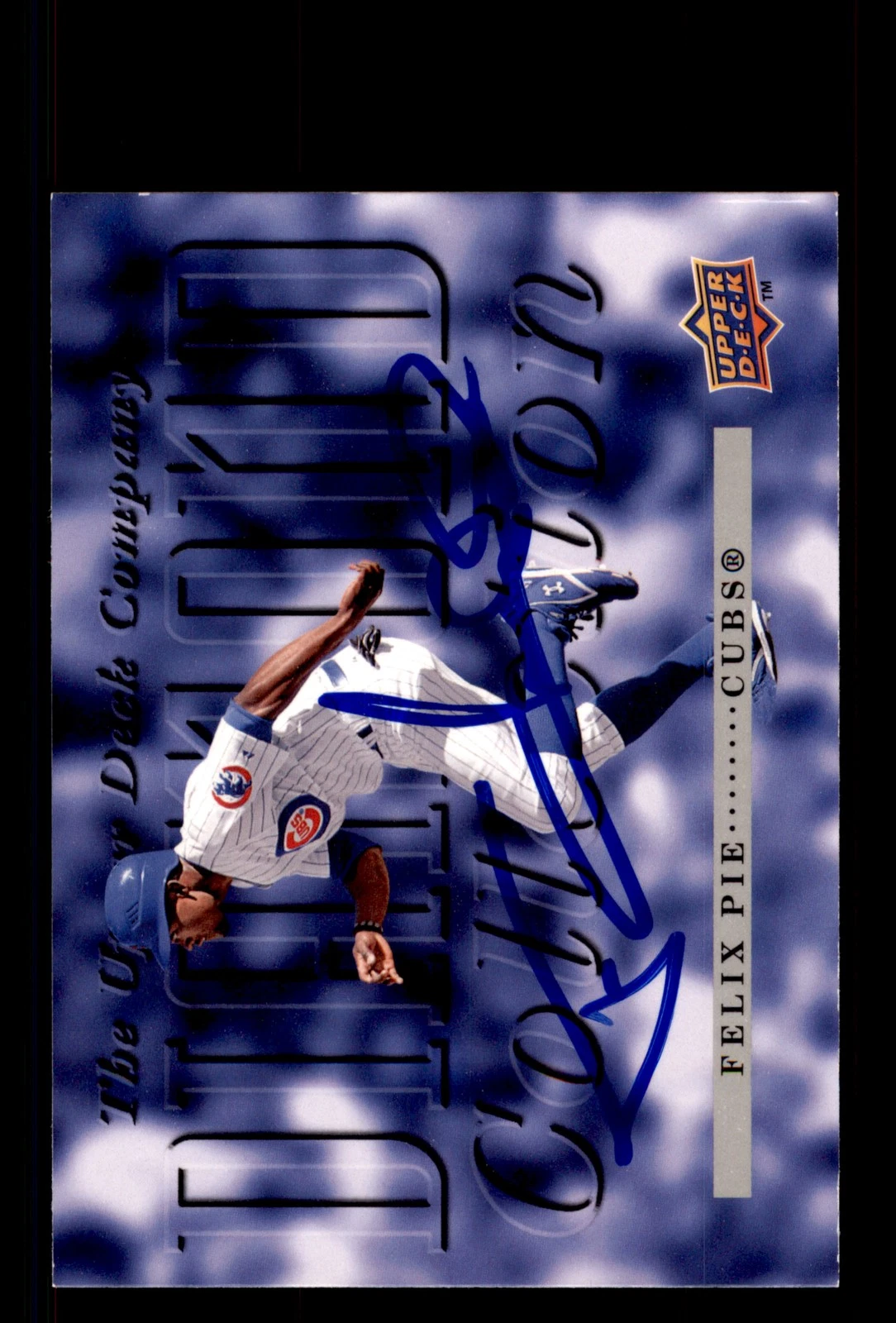 Signed Baseball Card Auto Felix Pie 2008 Upper Deck #DC-6 Chicago Cubs
