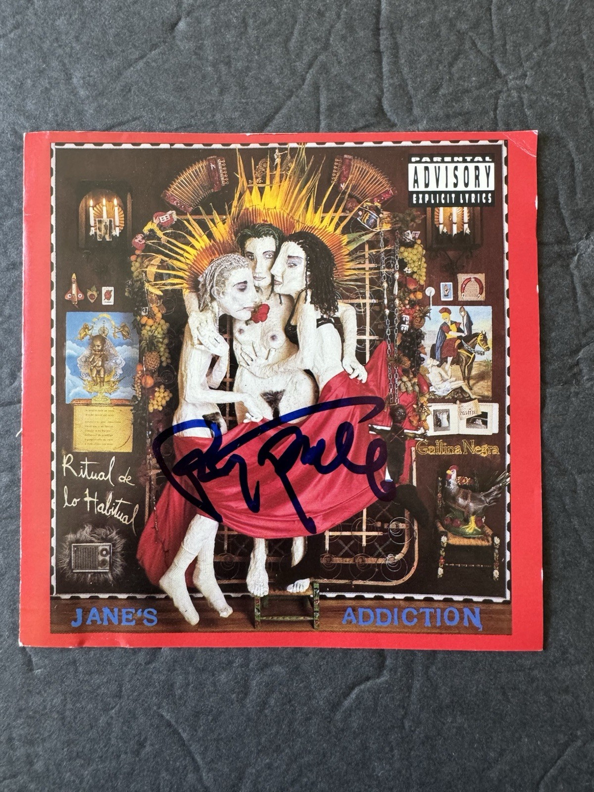 Perry Farrell Jane's Addiction Ritual De Lo Habiutal Signed CD JSA COA autograph