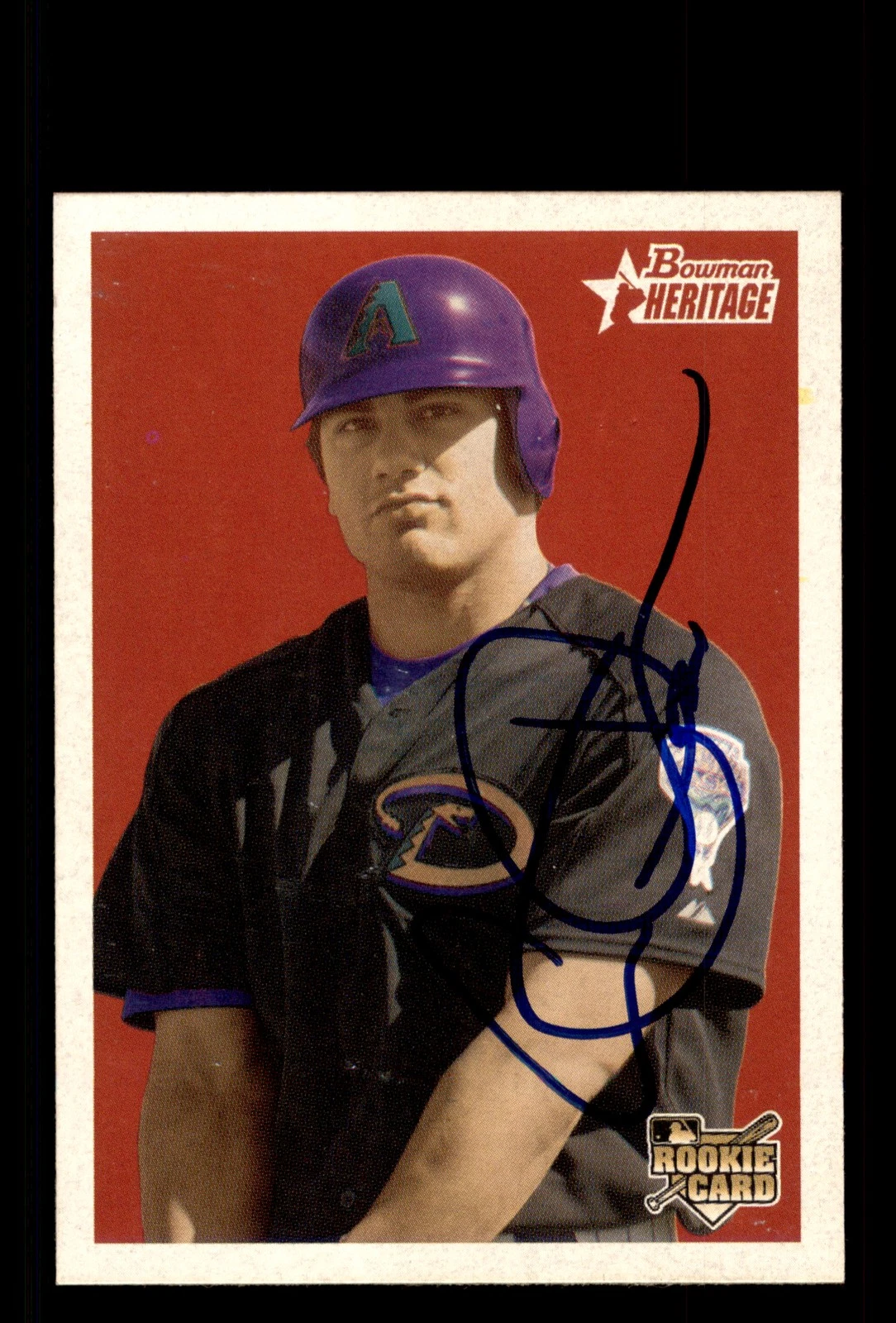 Signed Baseball Card Auto Carlos Quentin 2006 Bowman Heritage #299 Diamondbacks