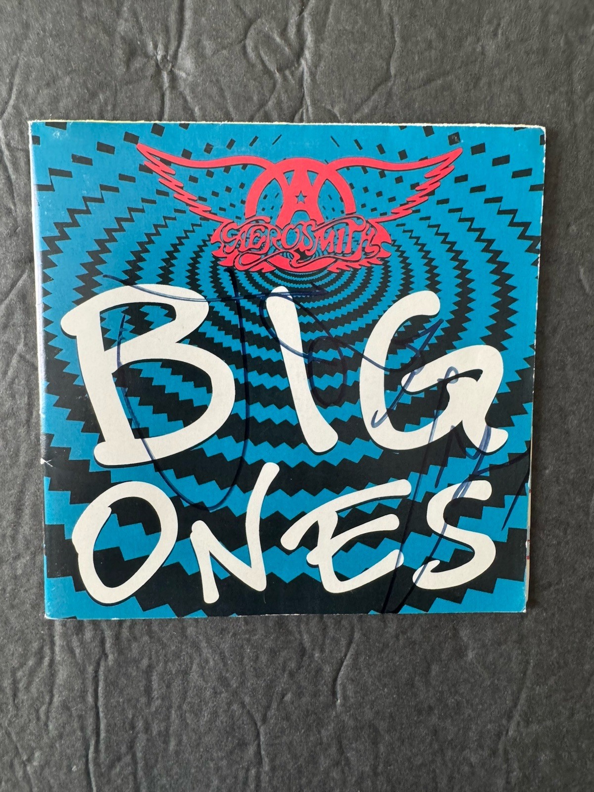 AEROSMITH Joe Perry SIGNED CD Cover BIG ONES JSA COA autograph