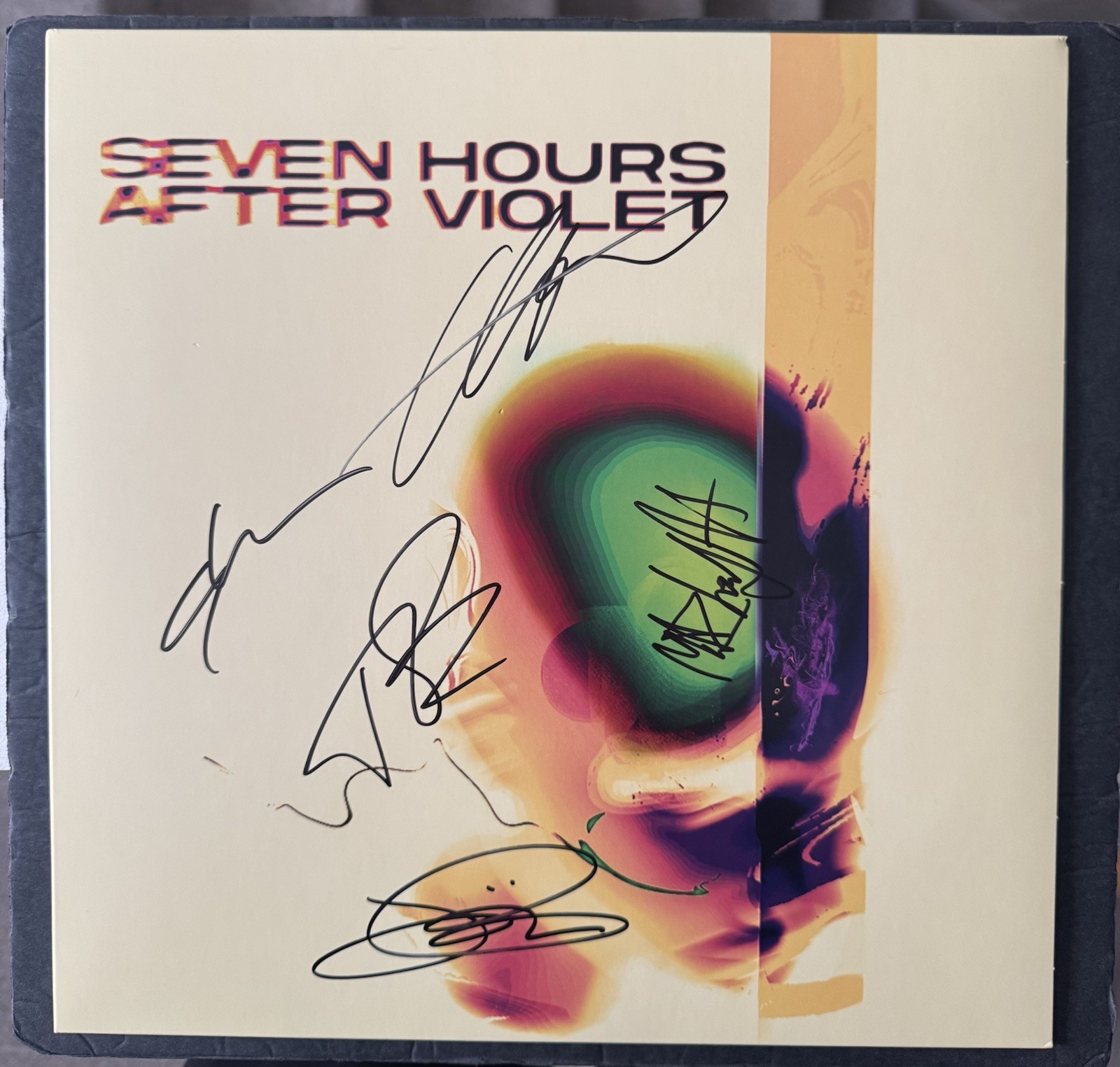 Seven Hours After Violet Band Signed Vinyl Autographed JSA COA Shavo Odadjian