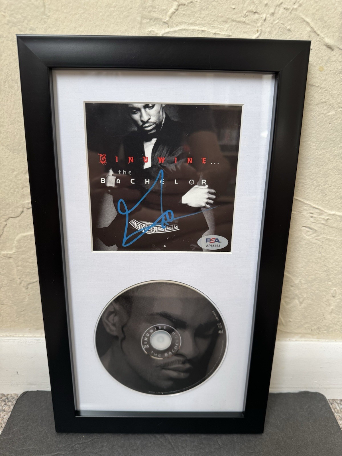 Ginuwine Signed Cd The Bachelor Autographed Framed Psa/Dna Coa Pony