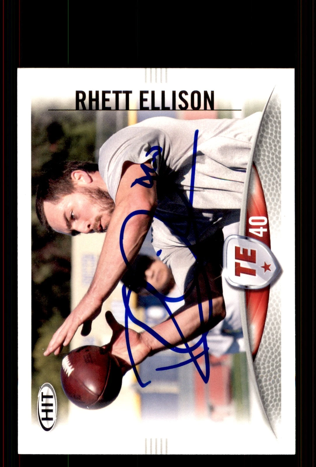 Signed Football Card Auto Rhett Ellison 2012 SAGE HIT #41 USC Trojans