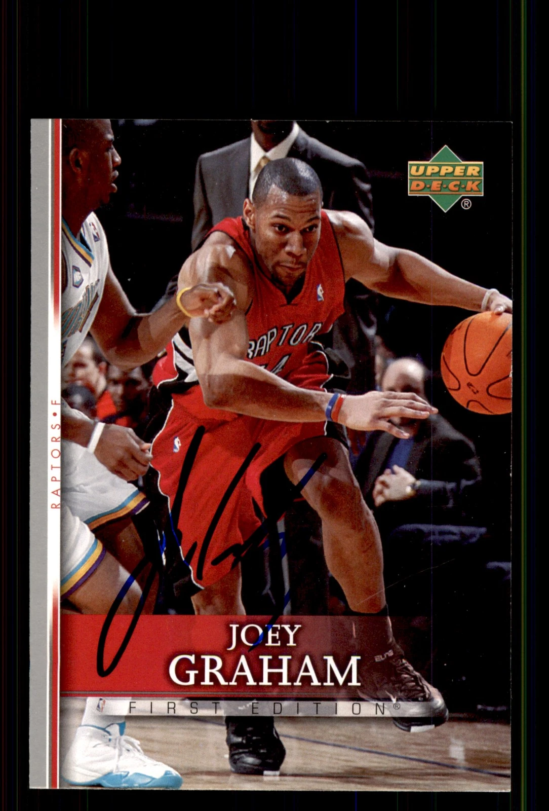 Signed Basketball Card Auto Joey Graham 2007-08 Upper Deck First Edition #112