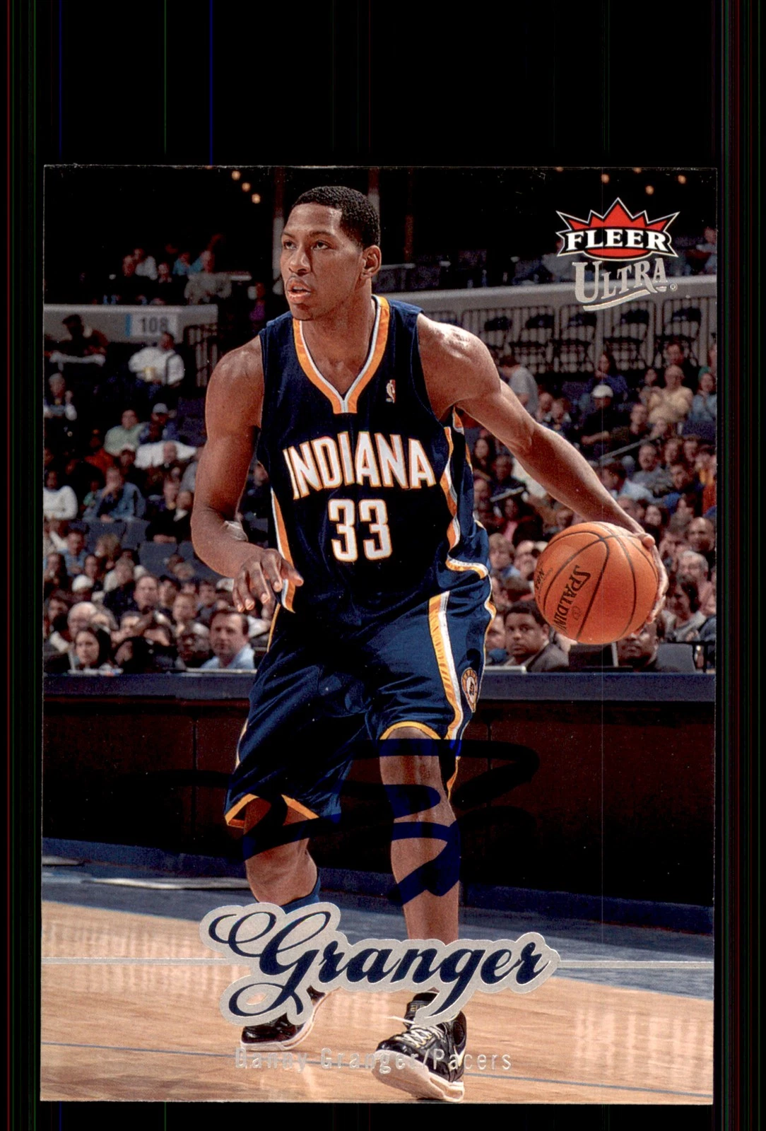 Signed Basketball Card Auto Danny Granger 2007-08 Ultra #69 Indiana Pacers