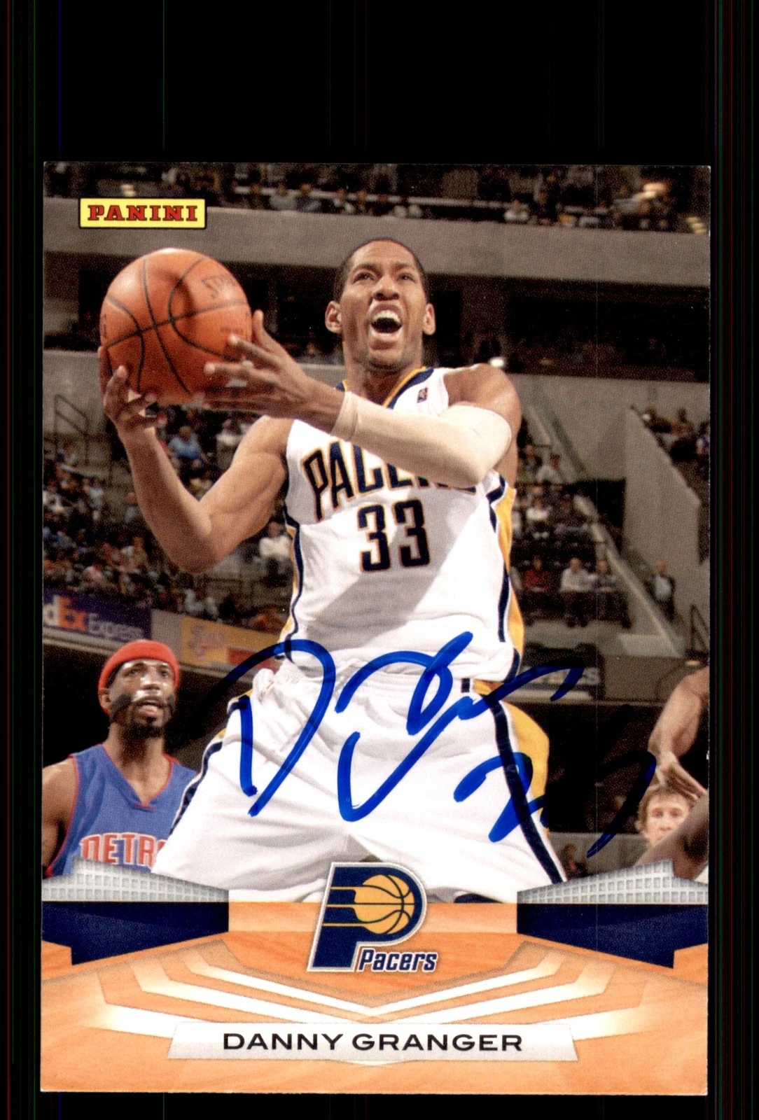 Signed Basketball Card Auto Danny Granger 2009-10 Panini #83 Indiana Pacers