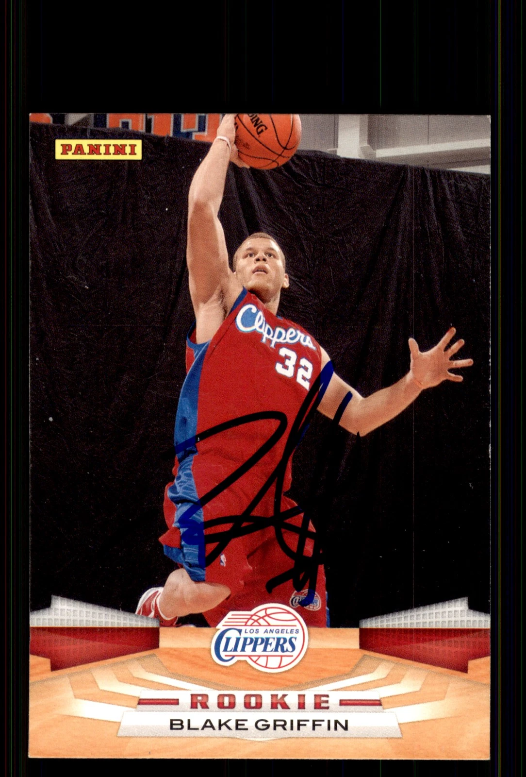 Signed Basketball Card Auto Blake Griffin 2009-10 Panini #351 Clippers