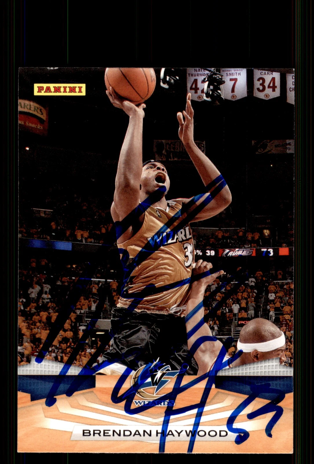 Signed Basketball Card Auto Brendan Haywood 2009-10 Panini #145 Wizards