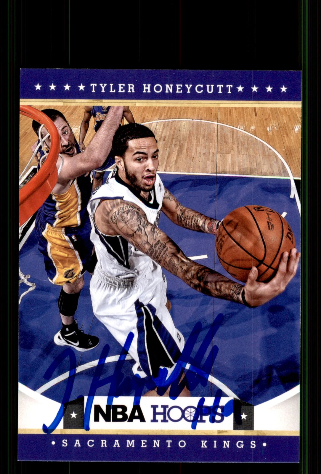 Signed Basketball Card Auto Tyler Honeycutt 2012-13 Hoops #269 In Person Auto