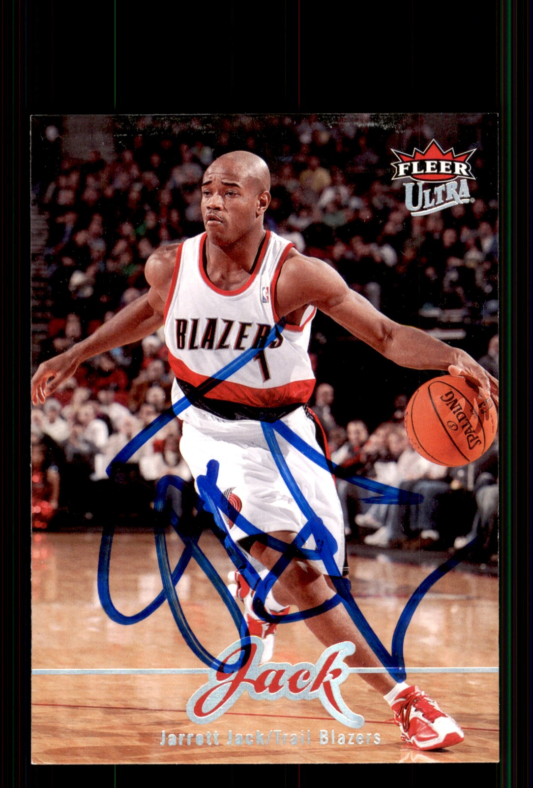 Signed Basketball Card Auto Jarrett Jack 2007-08 Ultra #157 Trail Blazers