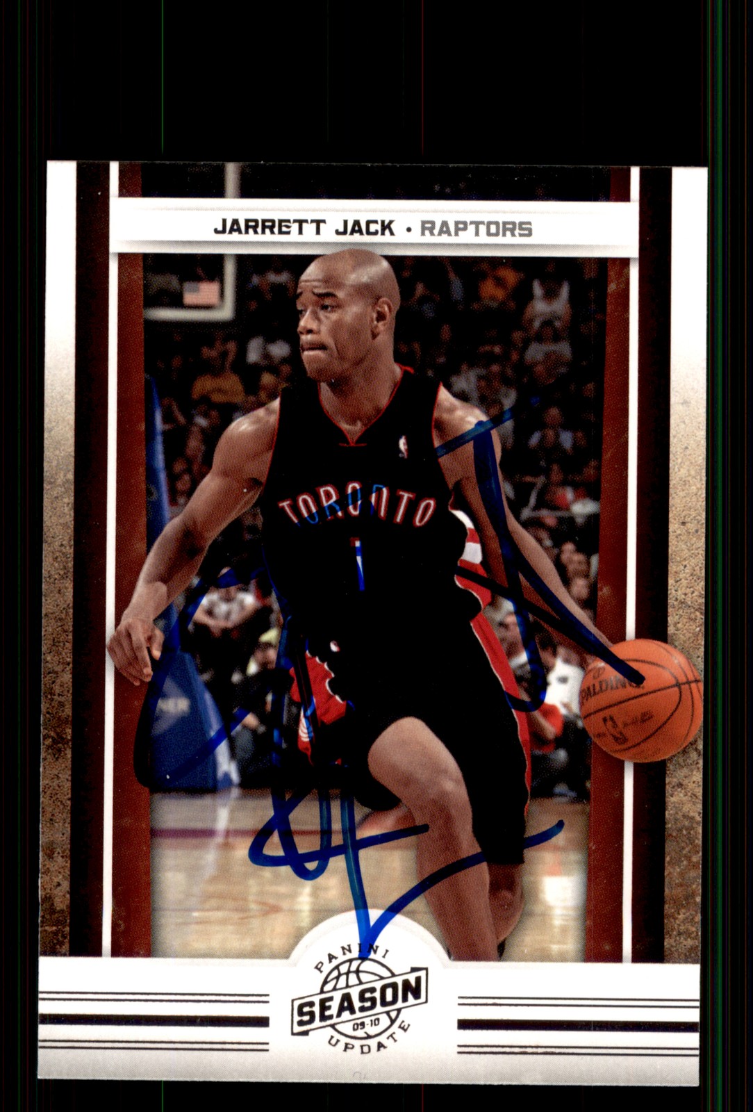 Signed Basketball Card Auto Jarrett Jack 2009-10 Panini Season Update #43