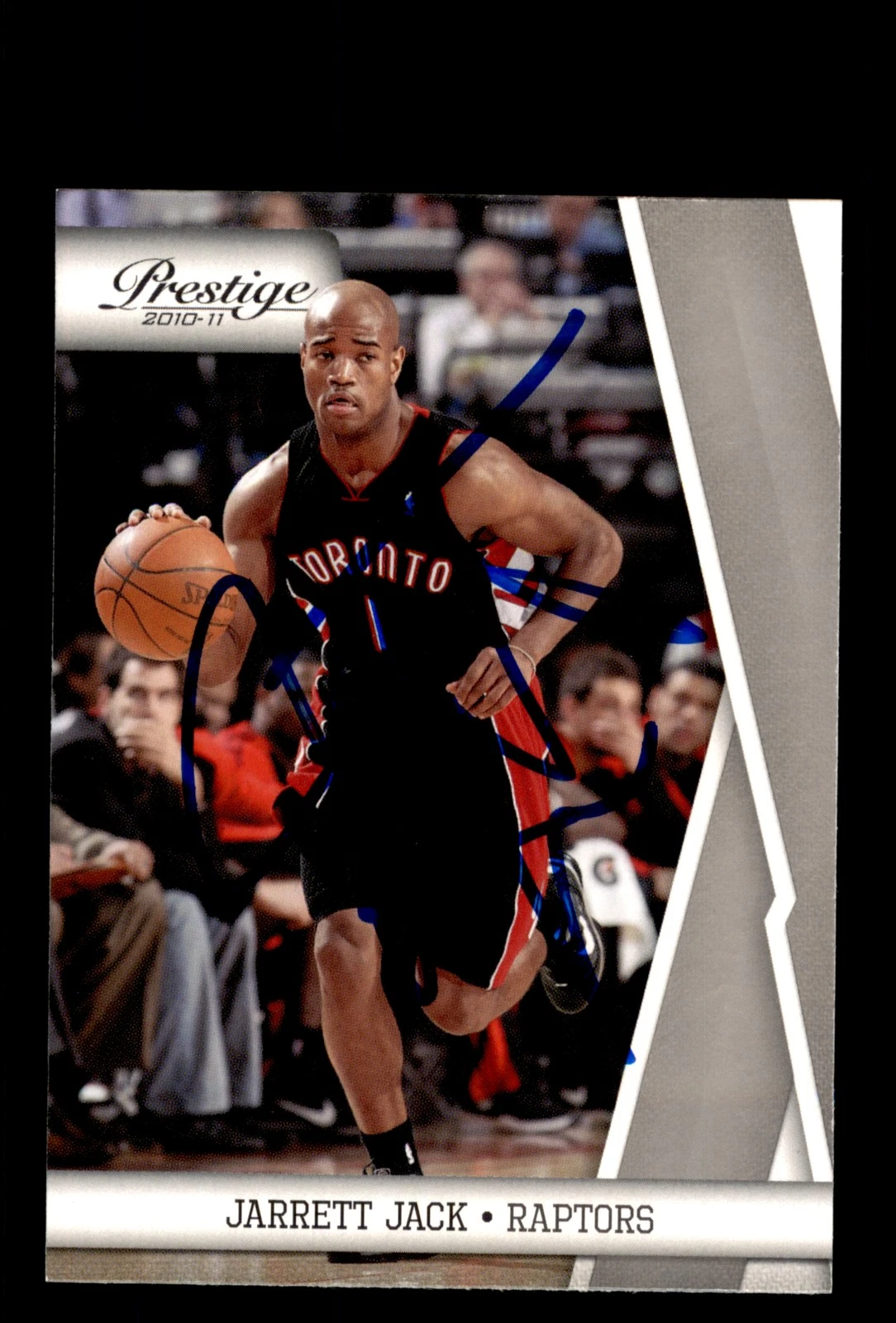 Signed Basketball Card Auto Jarrett Jack 2010-11 Panini Prestige #112 Raptors