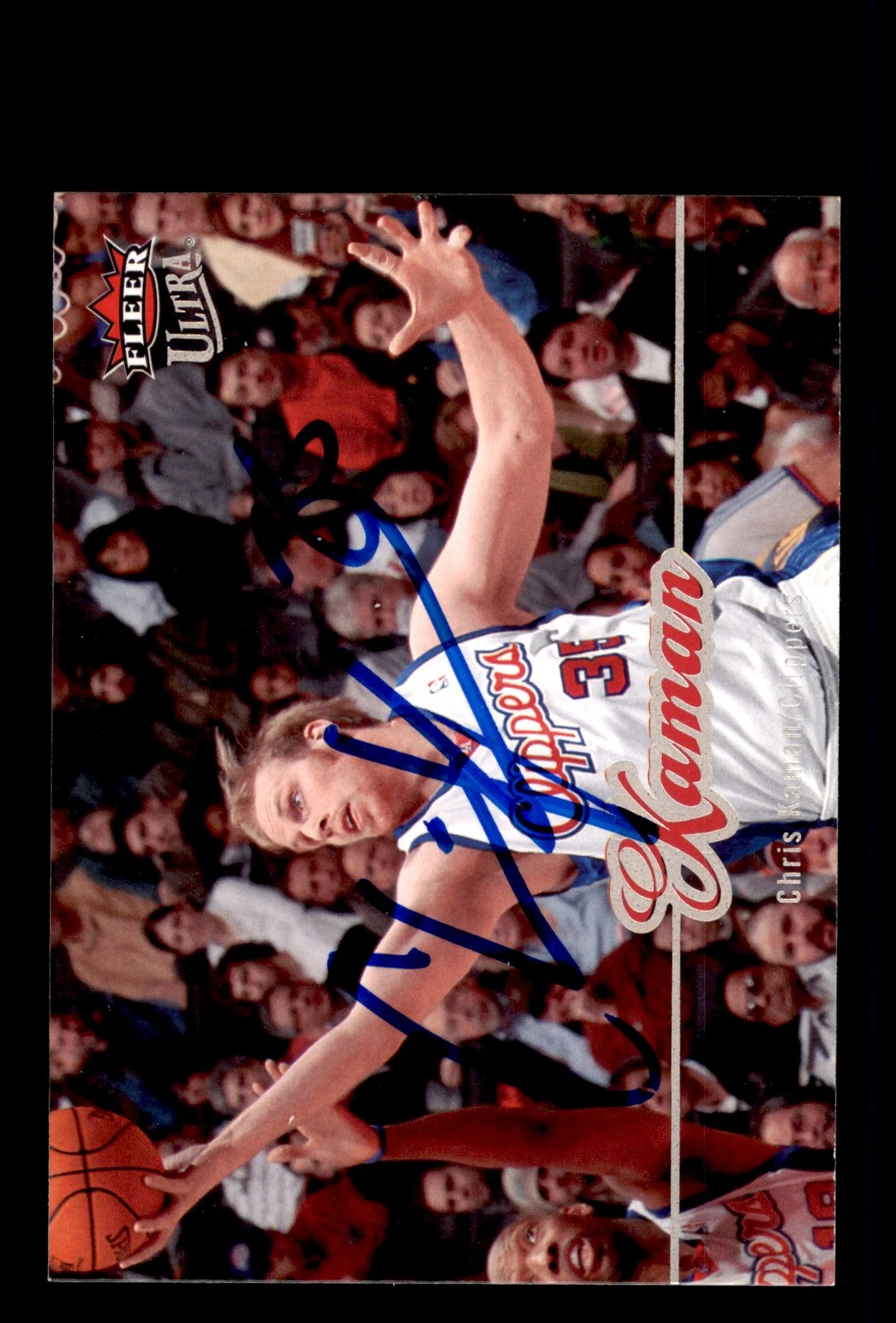 Signed Basketball Card Auto Chris Kaman 2007-08 Ultra #79 Los Angeles Clippers