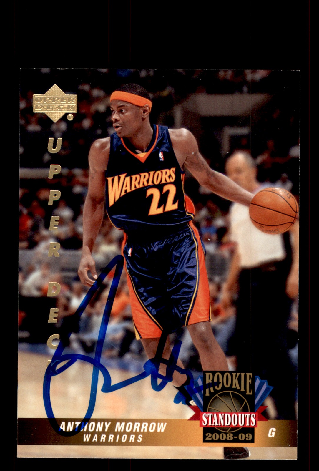 Signed Basketball Card Auto Anthony Morrow 2008-09 Upper Deck Lineage #RS-21