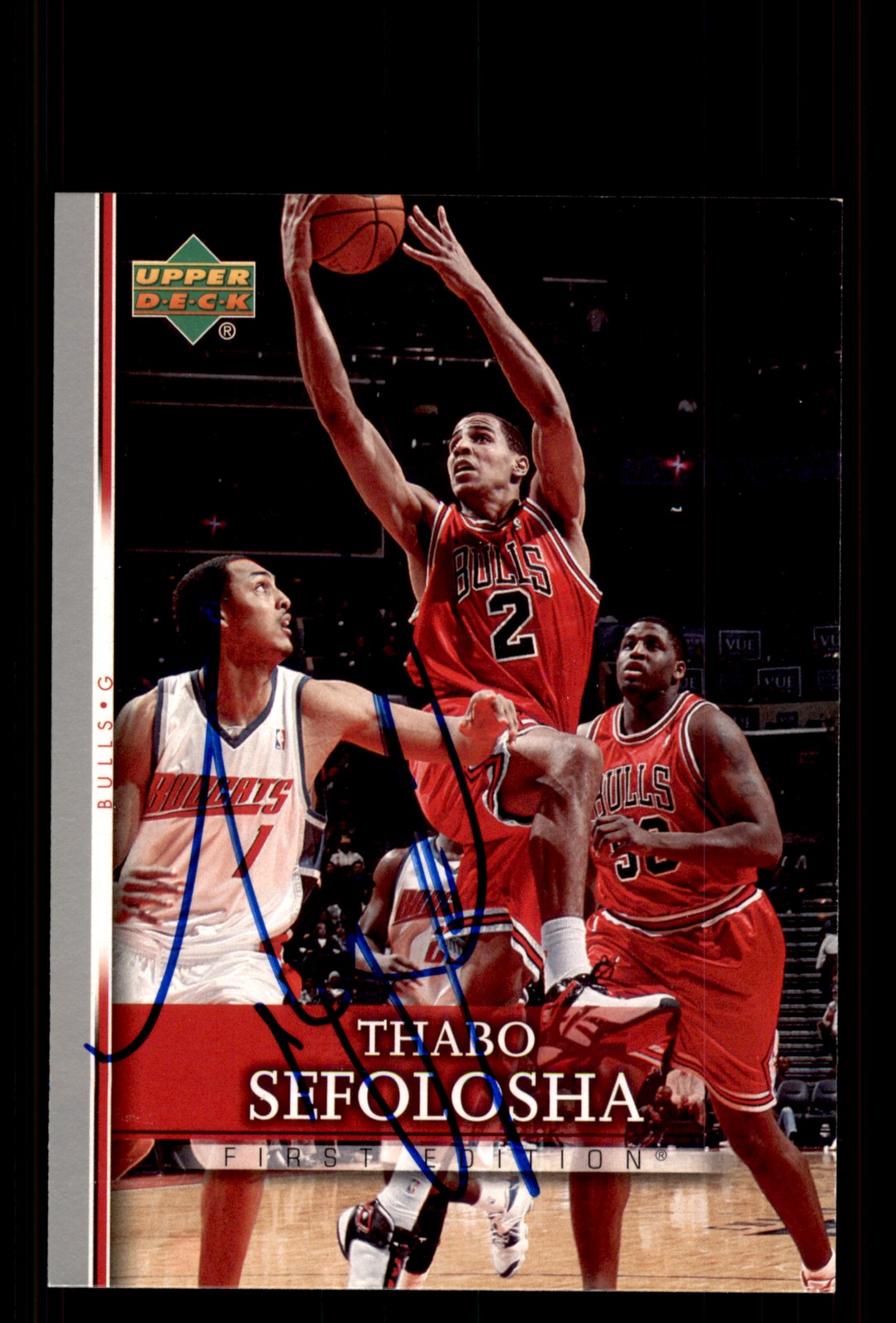 Signed Basketball Card Auto Thabo Sefolosha 2007-08 Upper Deck First Edition