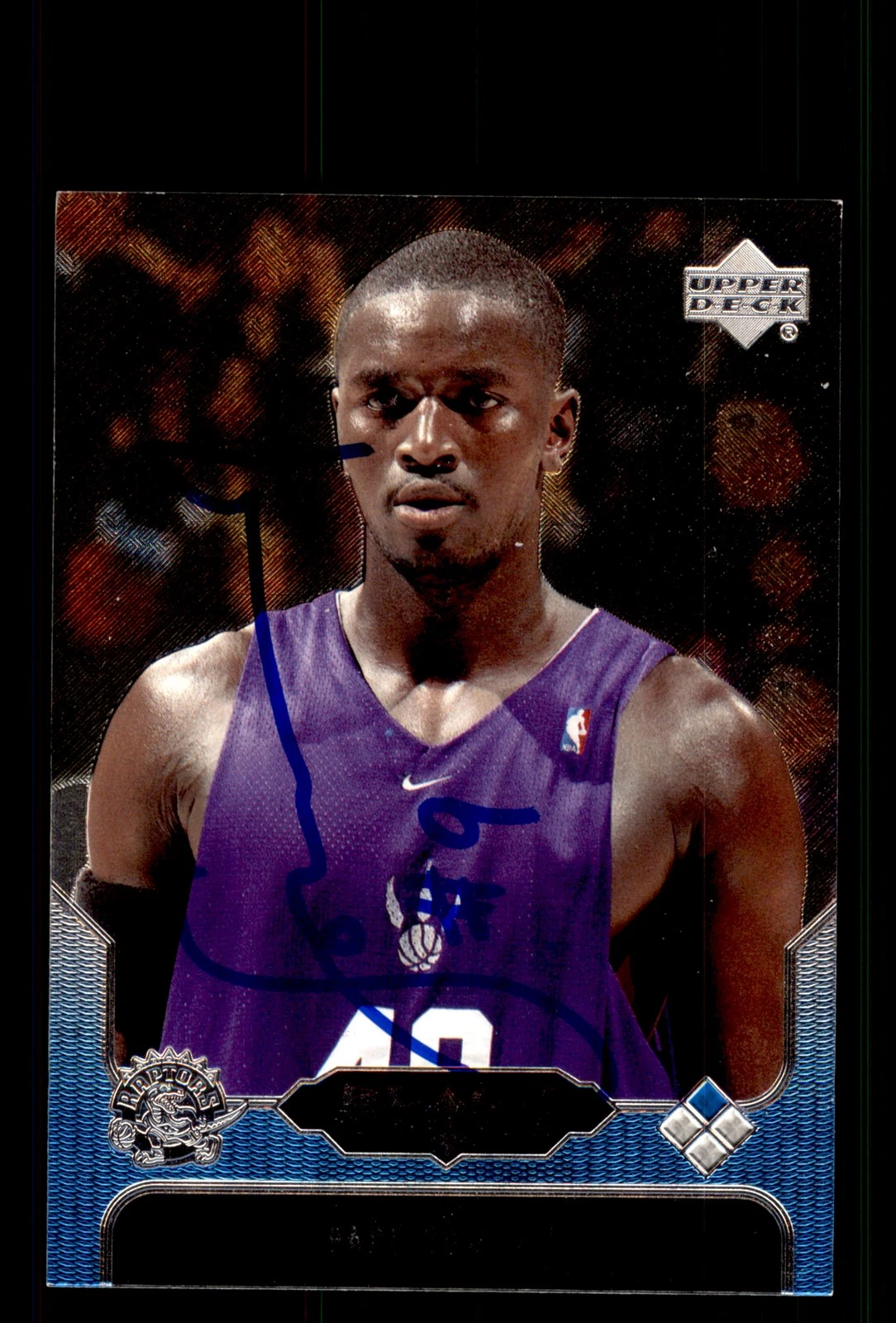 Signed Basketball Card Auto Pape Sow 2004-05 Upper Deck Black Diamond #77