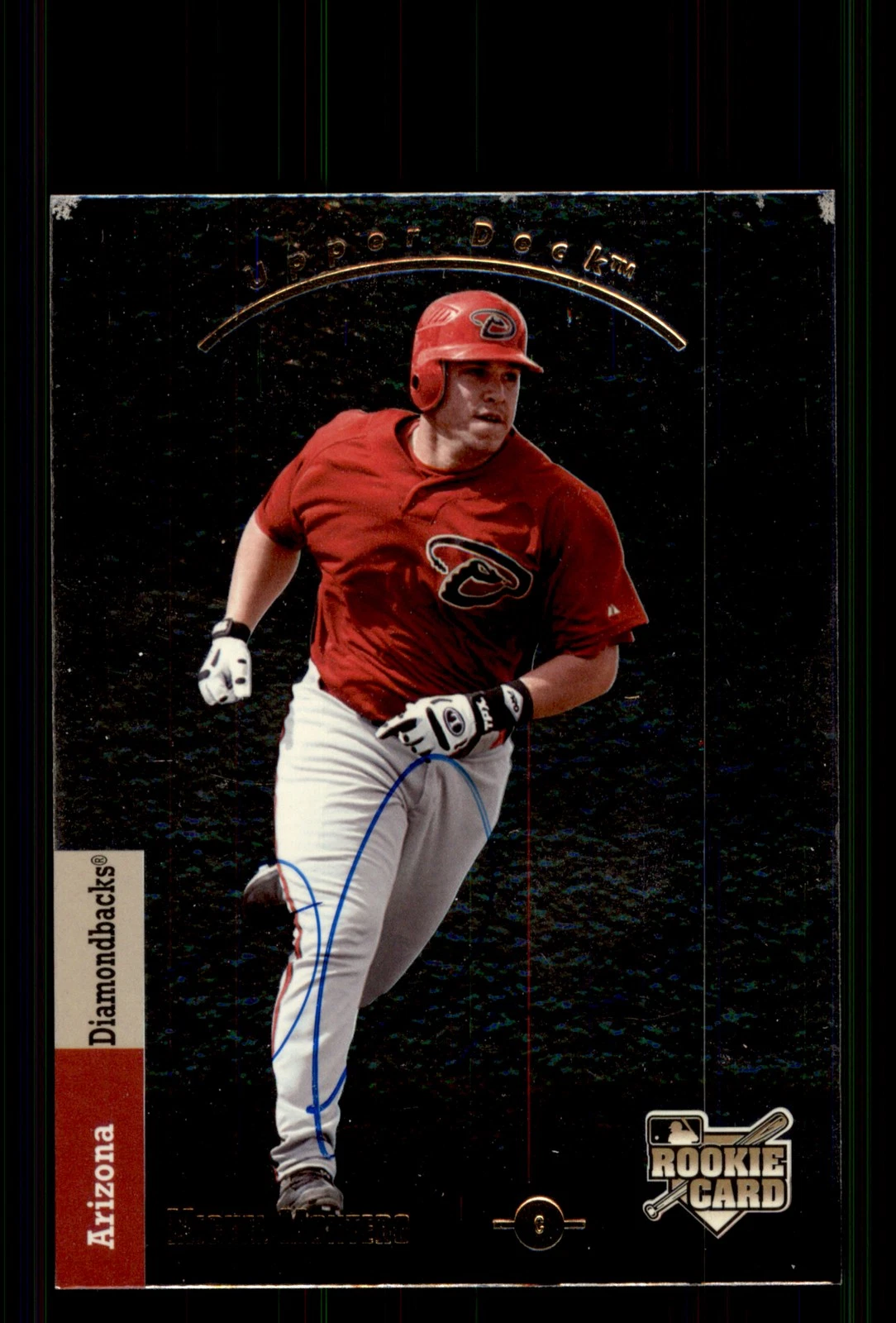 Signed Baseball Card Auto Miguel Montero 2007 SP Rookie Edition #217