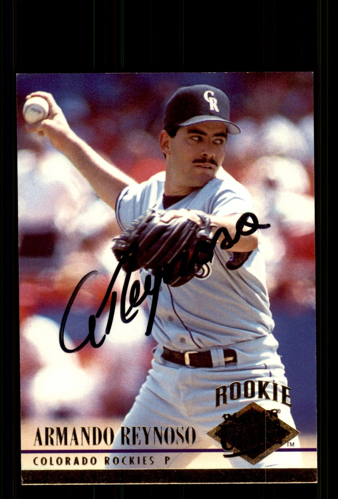 Signed Baseball Card Auto Armando Reynoso 1994 Ultra #188 Colorado Rockies